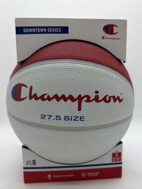 New Champion Downtown Series Basketball - Size 7 (29.5") Red/White/Blue